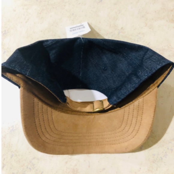 🆕 Time and Tru Denim Khaki Suede Baseball One Size Adjustable cap 🧢 - Picture 2 of 3